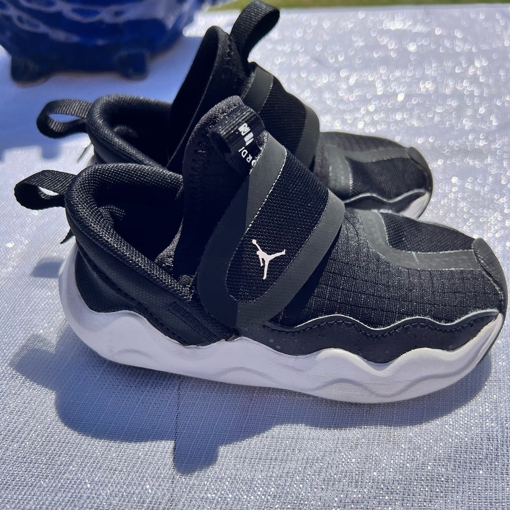Kids Nike Black and White Athletic Shoes